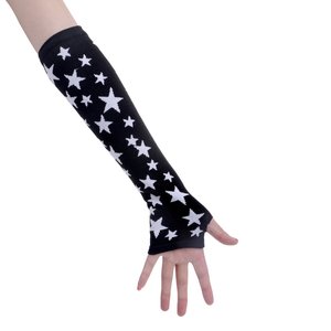 Manches de protection anti-UV imprimées étoiles noires pour adultes, vêtements de cyclisme unisexes légers et respirants - Product Image 2