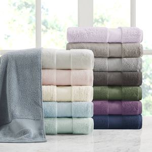 Set di 6 Asciugamani da Bagno in Cotone per Rilassarsi e Rinfrescarsi - Product Image 2