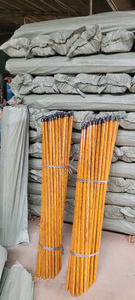 GMEX Wooden <b>Mop</b> Broom Set 120cm Eco-Friendly Durable Long <b>Handle</b> Multipurpose Floor Cleaning Combo PVC Head Dustpan Home Tools - Product Image 3