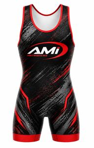 Traje de Lucha Libre para Hombre AMI, Sublimado, Ajustado, Transpirable, de Secado Rápido, Elástico, Ropa Deportiva AMI - Product Image 5