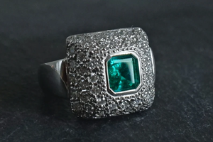 925 <b>Solid</b> <b>Silver</b> Green Moissanite Ring Watch Bezel Set VVs1 Quality Women & Men's Fashion Wedding Anniversary Gift - Product Image 6