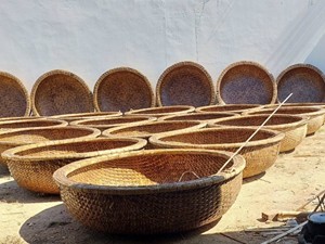 Coracle en bambou tissé du Vietnam de haute qualité pour lac, rivière ou océan - Product Image 4
