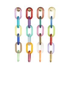 Decoración del hogar: Eslabones de cadena de resina personalizables de gran tamaño y colores claros, eslabones grandes de resina multicolor disponibles. - Product Image 2