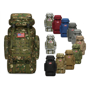 Sac à dos de camouflage personnalisé en gros, imprimé, pour l'extérieur, étanche, grande capacité, avec système MOLLE, idéal pour l'entraînement et les voyages - Product Image 1