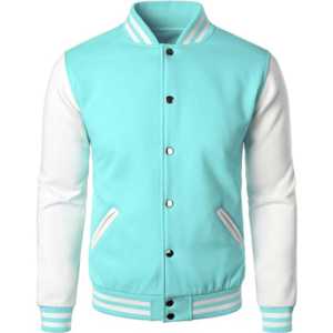 Vestes de mode matelassées avec doublure personnalisée, patchs en chenille, veste bomber universitaire pour hommes, veste de baseball coupe-vent en laine, veste varsity - Product Image 3