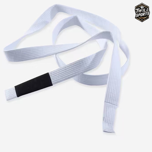 Ceintures de BJJ personnalisables de haute qualité - Logo avant personnalisé, design sur mesure, 100% coton, respirantes, durables et légères pour hommes - Product Image 6