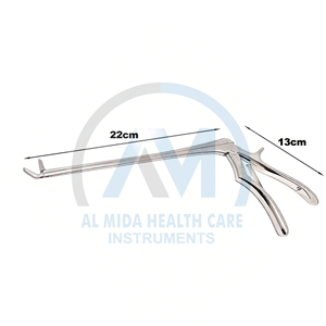 Al Mida Healthcare AMHC-R-12 Straight Neurosurgical Forceps 22cm <b>Bite</b> Width 2.0mm Manual Surgical Clamp CE Certified Instrument - Product Image 2