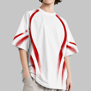 T-shirt de haute qualité avec logo personnalisé, surdimensionné, en coton lourd, pour hommes, impression graphique de haute qualité, T-SHIRT lourd - Product Image 2