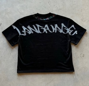 เสื้อยืดคอตตอนคุณภาพสูง 100% ทรงโอเวอร์ไซส์สำหรับผู้ชาย ตัดเย็บแบบสั่งทำพิเศษ ทรงบ็อกซี่ สไตล์สตรีทแวร์ - Product Image 2