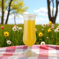 [Holar] Verre à vin en plastique en forme de tulipe fabriqué à Taïwan pour les fêtes d'été, les apéritifs, les anniversaires, les mariages et les événements