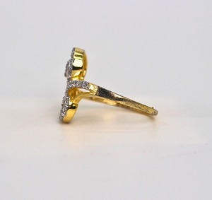 Anillo de Oro Amarillo Sólido de 14K con Diamante Cultivado en Laboratorio de 1 Quilate, Corte Redondo, Pulido Brillante, Anillo de Boda para Mujer, Color D a G, Claridad IF SI2 - Product Image 4