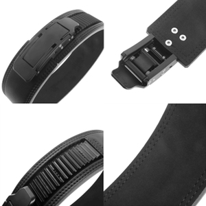 Hot Sale Manufacture Customized Logo Gym Belt Power Weight Lifting Belt Custom Length 100% PU Leather Power Lifting Belt - Product Image 4