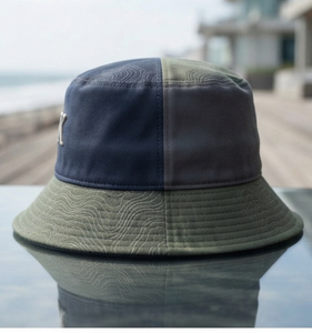 Bucket Hat Color Blocking Embroidered Logo Unisex Casual Spring Summer Beach Style Adult Canvas Polyester Waterproof Bucket Hat - Product Image 3