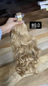 <b>Top</b> Selling Bulk Natural Wave Hair Extensions 100% Raw Hair Super Double Drawn 100grams Lighter Colors 16 Inches - Product Image 4