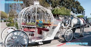 Carruaje de caballo de Turismo de estilo victoriano antiguo, viga A Vis - Product Image 4