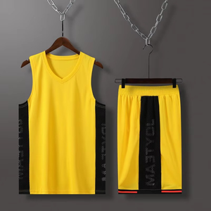 Youth Basketball Jersey and <b>Shorts</b> Set Printed Front Logo Moisture Wicking Sports Uniform - Product Image 6