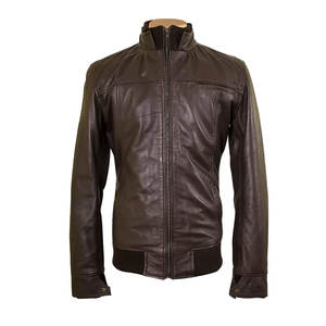 Chaquetas de Cuero para Hombre 2026 con Relleno de Poliéster, Material 100% Cuero Genuino, Hechas con Calidad Premium, Chaquetas de Cuero Modernas para Hombre - Product Image 1