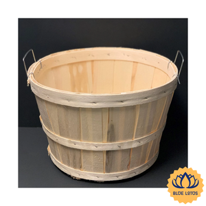 [EL MÁS VENDIDO] Cesto de Madera para Cangrejos, Contenedor Ecológico para Mariscos, Cestas de Almacenamiento, Cestas para Frutas, para Mercado y Restaurante, AZUL - Product Image 1
