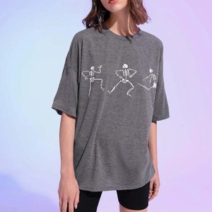 Women's Breathable Loose Casual Short Sleeve Round Neck T-Shirt <b>Rose</b> Red Pure Cotton Knitted Crop <b>Top</b> Daily Wear Inner Layer <b>Top</b> - Product Image 1