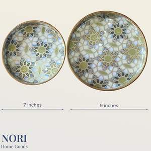 Bandejas de Servir de Madera MDF Hechas a Mano, Personalizadas al por Mayor, con Recubrimiento de Resina Esmaltada, Decorativas para Cocina y Comedor, en Tamaños de 7x7 y 9x9 Pulgadas - Product Image 3