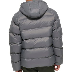 Men's High Quality Casual Puffer Jacket Customized Logo <b>Printing</b> Multi-Color Canvas Zipper 100% Nylon <b>Stand</b> Waterproof Wholesale - Product Image 3