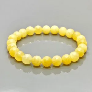 Natural Calcite 8mm Smooth Round AA Grade Gemstone Beads <b>Stretch</b> <b>Bracelet</b> Healing Jewelry Wholesale - Product Image 1