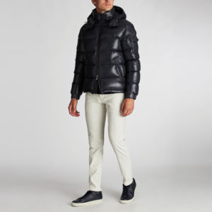 Chaqueta de Invierno para Hombre con Capucha, Ligera, Impermeable, Informal, para Exteriores, con Logotipo Personalizado, Chaqueta Cálida con Cierre para Deportes - Product Image 5