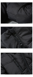 Blouson Bomber Homme en Coton Épais avec Capuche et Fermeture Éclair, Broderie Logo Personnalisée, Prix Usine CN Bangladesh - Product Image 6