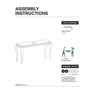 Table console contemporaine glamour 1 pièce avec dessus en verre noir et pieds cabriole en acier inoxydable argenté pour le salon - Product Image 6