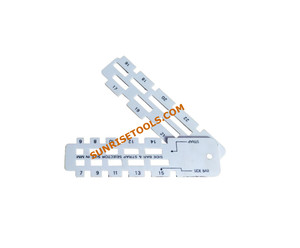 Outil de mesure de taille de bague en fer rond Modèle 850B SUNTOOLS/STIPL pour la mesure de bijoux DIY Tailles 6-22 - Product Image 2