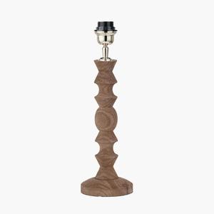 Base de lampe en bois contemporaine, faite à la main, en bois massif, support de lampe de table décoratif, solutions d'éclairage personnalisées pour les maisons modernes - Product Image 3