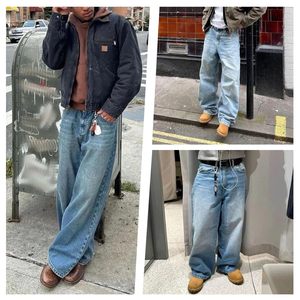 Pantalones Vaqueros Anchos de Mezclilla para Hombre, Estilo Baggy, Lavado Ácido, Diseño Personalizado, Logotipo Personalizado, Producción al por Mayor, Servicio OEM - Product Image 6