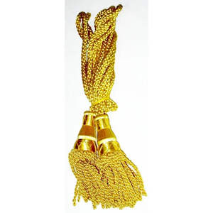 Borlas de Lujo Ecológicas con Cordón Metálico 100% Poliéster, Hechas a Medida, OEM, para Uniformes y Ceremonias - Product Image 1