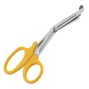 Tijeras de vendaje de utilidad de alta calidad, mango de plástico puntiagudo de Metal - Product Image 1