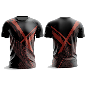 Camiseta Deportiva de Manga Corta con Cuello Redondo, Sublimada Personalizada de Alta Calidad, 220 Gramos, de Jersey, Secado Rápido, Poliéster - Product Image 1