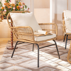 Meubles de patio en rotin, ensembles de meubles de patio en rotin pour l'extérieur, tables, chaises, canapés et chaises nid d'oiseau en rotin pour le loisir - Product Image 6