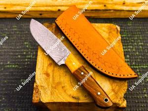 Couteau à Découper en Acier Damas Forgé à la Main avec Étui, Fait Main, Haute Qualité, Tranchant comme un Rasoir, pour l'Extérieur, Vente Directe Usine, OEM - Product Image 5