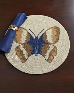 Salvamantel de cristal con cuentas y diseño de animales marinos, bordado a mano, para mesa, decoración de otoño y Acción de Gracias, protector de calor - Product Image 5