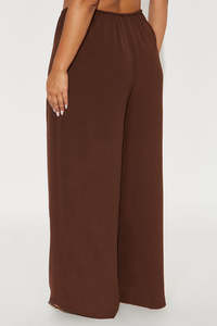 Cotton Linen Women Long Pants High Waist Pocketed Loose Trousers Spring Summer Lady Wide Leg Casual Pants - Product Image 3