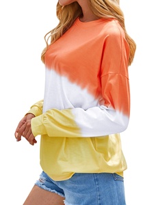 เสื้อสเวตเตอร์แขนยาวแบบระเหิด,เสื้อแฟชั่นสำหรับผู้หญิงใส่กลางแจ้งแบบลำลองแขนยาว - Product Image 5