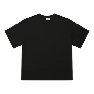 เสื้อยืดโอเวอร์ไซส์ผู้ชาย คอกลม แขนสั้น ผ้าฝ้าย นุ่ม สบาย สไตล์ลำลอง สตรีทแวร์ เรียบง่าย - Product Image 3