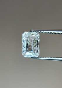 Phénacite naturelle rare blanche, pierre brute d'Inde certifiée IGI, taille octogonale, haute qualité, 250 grammes, pierre de collection pour la fabrication de bijoux fins - Product Image 2