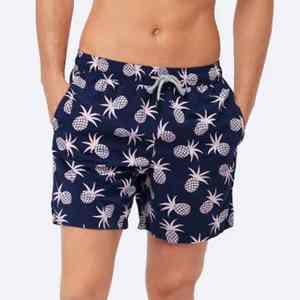 Shorts de plage vintage de haute qualité 100% coton délavé au soleil avec cordon de serrage, shorts de sport et de course avec poches pour hommes - Product Image 4
