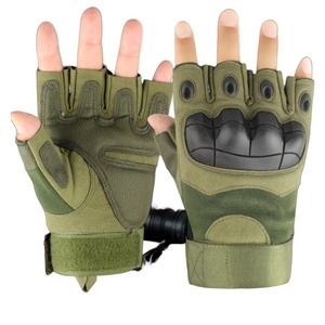 Guantes Tácticos de Medio Dedo, Estilo Militar, para Hombre, de Poliéster, Equipo de Protección - Product Image 5