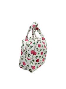 Sac à main matelassé à imprimé floral fait main |   Doublure en coton de qualité supérieure et fermetures éclair durables |   Sac fourre-tout artisanal pour femmes et voyages - Product Image 5
