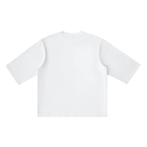 เสื้อยืดผู้ชายผ้าฝ้าย 100% คุณภาพสูง สไตล์ลำลองสำหรับฤดูร้อน คอกลม ทรงหลวม สีพื้น เสื้อยืดผู้ชาย - Product Image 4
