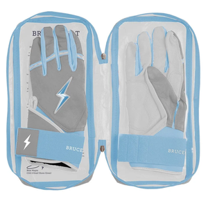 Gants de frappe Shahi Impex pour adultes en cuir blanc et bleu, qualité supérieure, 100% cuir CABRETTA, épaisseur 0,09 mm, légers - Product Image 6