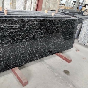 Dalle de granit noir de qualité supérieure, idéale pour les comptoirs, les escaliers, les panneaux muraux, les revêtements de sol et les projets de construction architecturale - Product Image 1