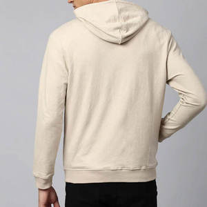 เสื้อฮู้ดซิปผู้ชายแบบสั่งทำ เสื้อสเวตเชิ้ตผู้ชายแบบซิปสองทาง เสื้อฮู้ดผู้ชายขายส่งแบบ OEM สำหรับแบรนด์สตรีทแวร์ของสหรัฐอเมริกา - Product Image 3