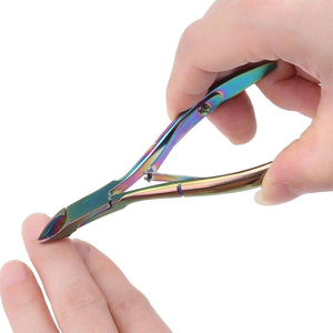 Cutter <b>Trimmer</b> Tool Nail <b>Cuticle</b> Professional Stainless Steel <b>Cuticle</b> Nippers Tip Double Spring Nippers Beauty Nipper - Product Image 4